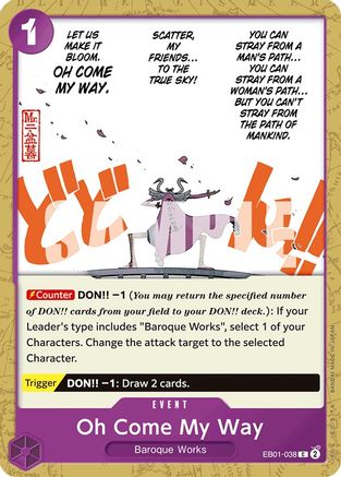 Oh Come My Way (EB01-038) - Booster supplémentaire : Collection commémorative 