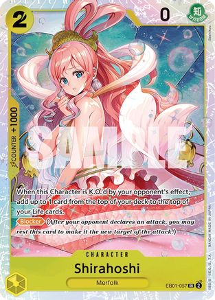 Shirahoshi (EB01-057) - Booster supplémentaire : Collection commémorative 