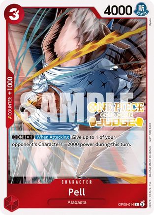 Pell (Judge Pack Vol. 3) (OP05-014) - Cartes promotionnelles One Piece Foil 