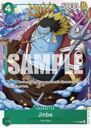 Jinbe (Pack événement Vol. 4) (P-063) - Cartes promotionnelles One Piece Foil 