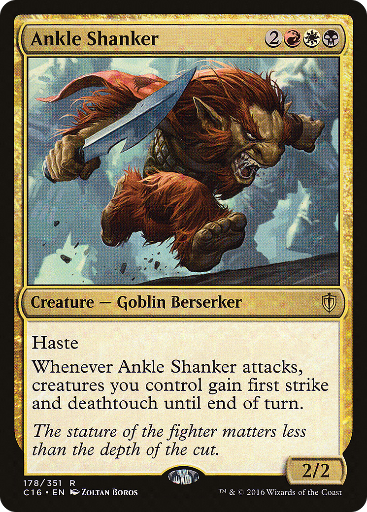 Cheville Shanker (C16-178) - Commander 2016 