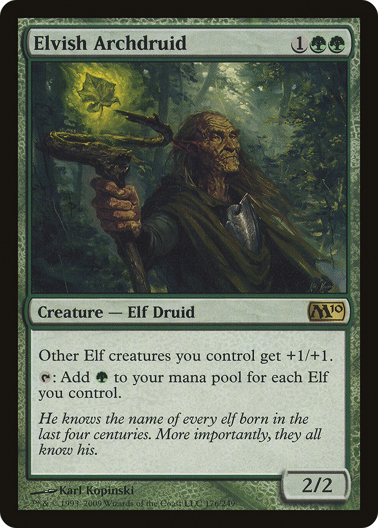 Archidruide elfique (M10-176) - Magic 2010 Foil 