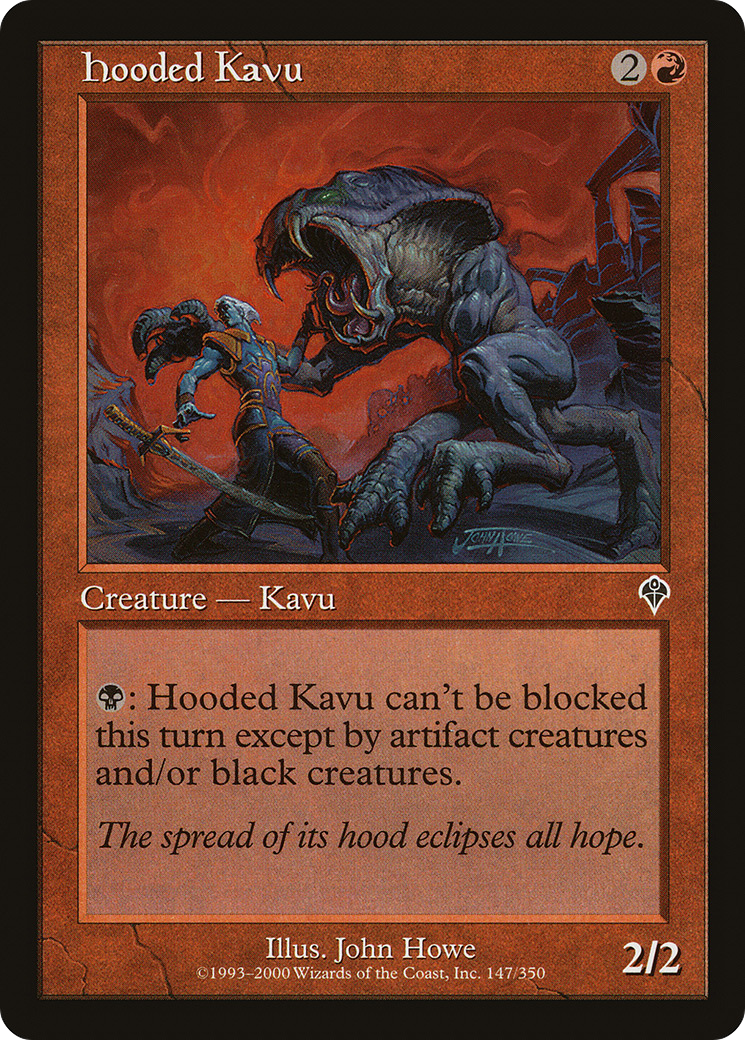 Kavu à capuche (INV-147) - Invasion Foil 