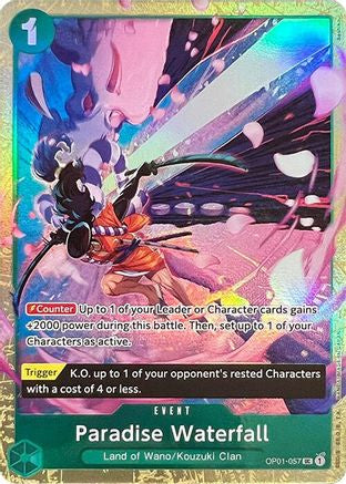 Paradise Waterfall (Collection de cartes premium - Meilleure sélection Vol. 1-) (OP01-057) - Cartes promotionnelles One Piece Foil 