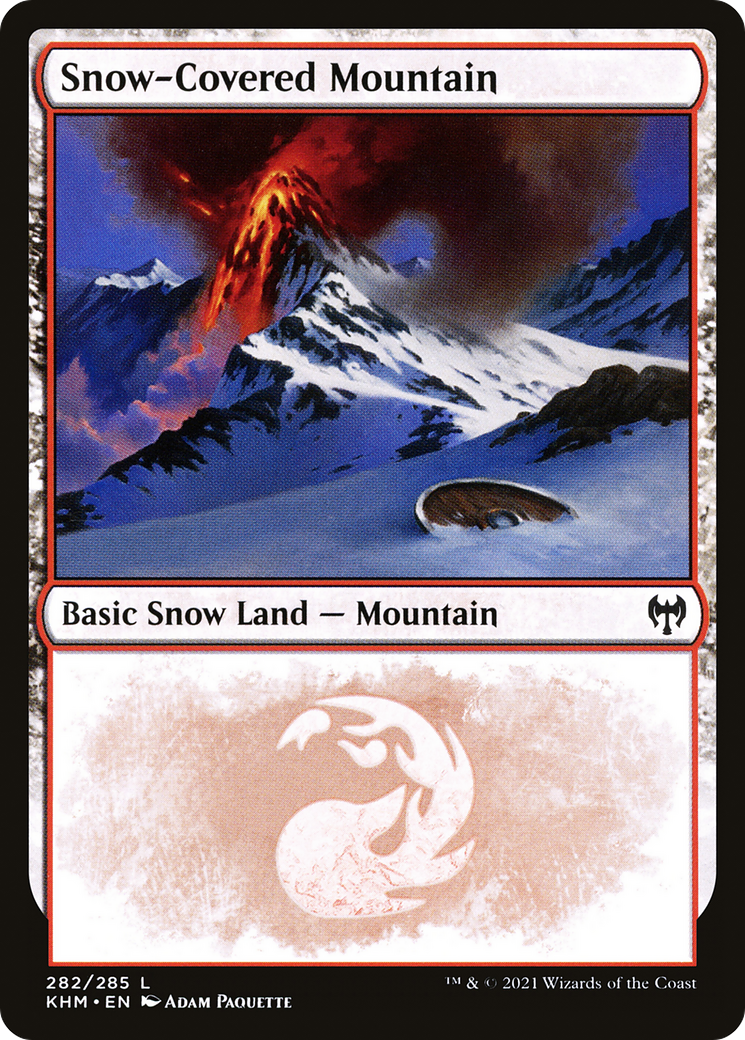 Montagne enneigée (KHM-282) - Kaldheim : (neige) Foil 