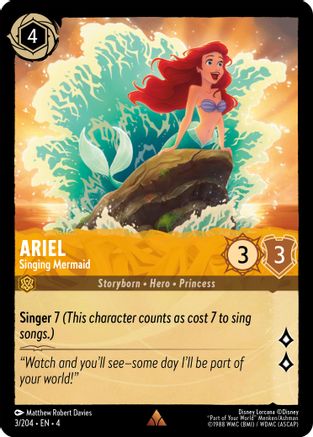Ariel - Sirène chantante (3/204) - Le retour d'Ursulas 
