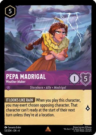 Pepa Madrigal - Weather Maker (53/204) - Le retour d'Ursula 