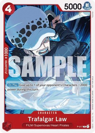 Trafalgar Law (Pack Tournoi Vol. 7) (P-017) - Cartes promotionnelles One Piece 