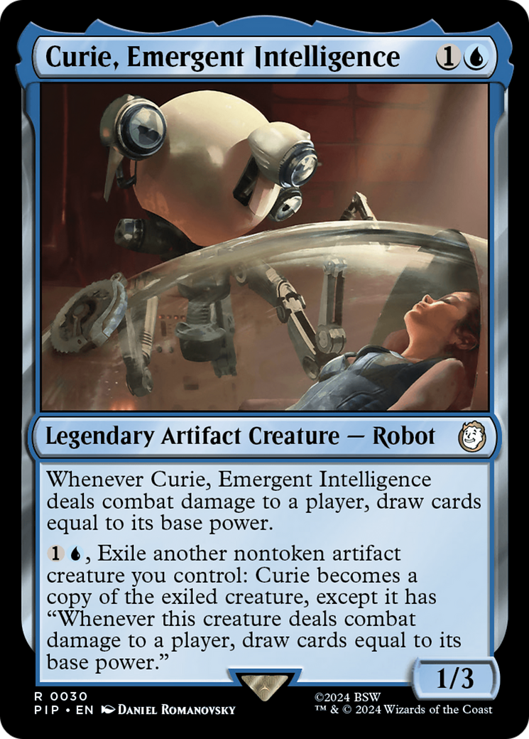 Curie, Intelligence émergente (PIP-030) - Fallout