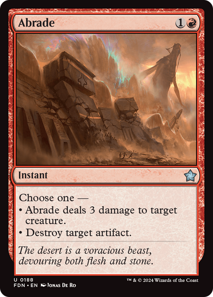 Abrader (FDN-188) - Fondations 