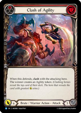Clash of Agility (Rouge) (AMO008) - Deck d'armurerie : Kayo 