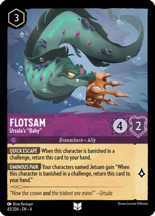 Flotsam - « Bébé » d'Ursula (43/204) - Le Retour d'Ursula 