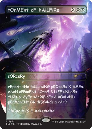 tOrMEnt oF hAiLFiRe (Rainbow Foil) (SLD-9992) - Secret Lair Drop Series Foil