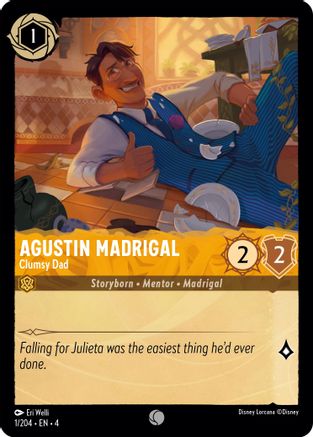 Agustin Madrigal - Papa maladroit (1/204) - Ursulas Return Cold Foil 