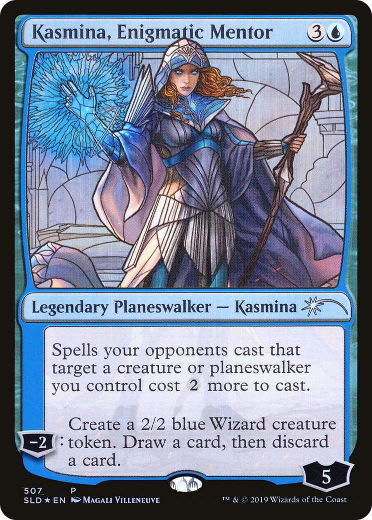 Kasmina, Enigmatic Mentor (Stained Glass) (SLD-507) - Secret Lair Drop Foil