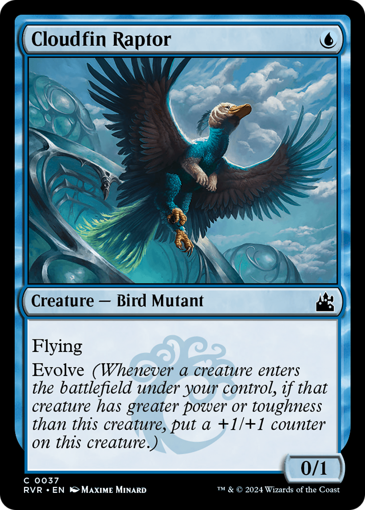 Raptor à aileron nuageux (RVR-037) - Ravnica Remastered Foil 