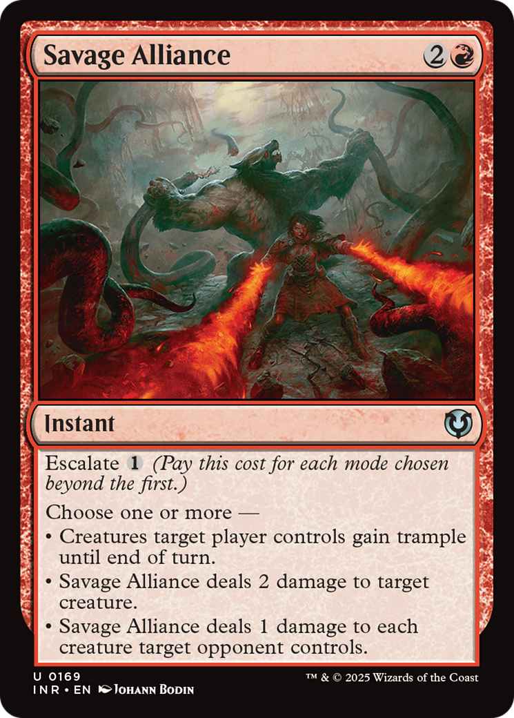 Savage Alliance (INR-169) - Innistrad Remastered Foil