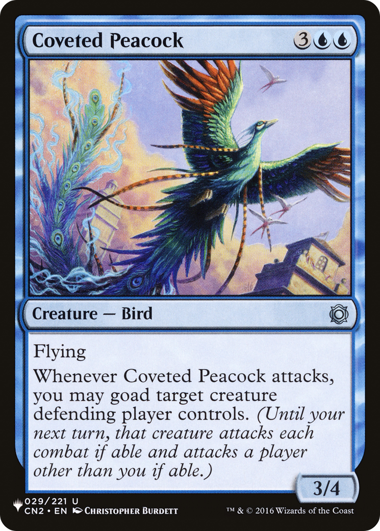 Coveted Peacock (LIST-CN2-29) - The List