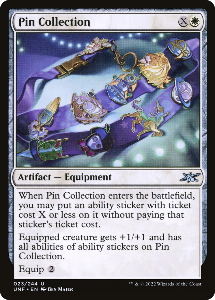Pin Collection (UNF-023) - Unfinity Foil