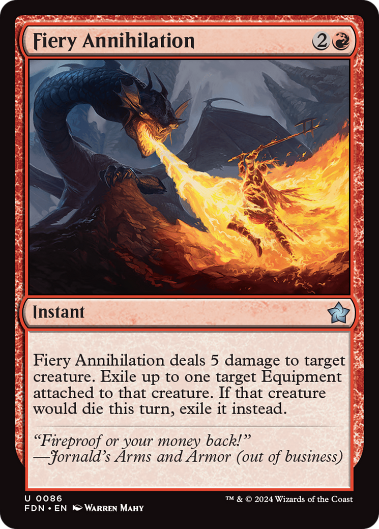 Annihilation ardente (FDN-086) - Fondations 