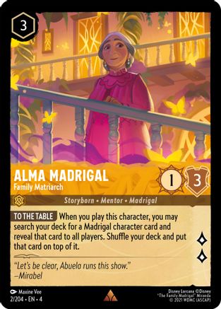 Alma Madrigal - Matriarche de la famille (2/204) - Le retour d'Ursula 