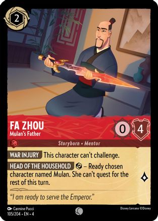 Fa Zhou - Le Père de Mulan (105/204) - Le Retour d'Ursula 