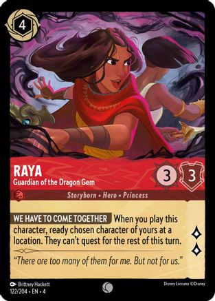 Raya - Gardienne de la Gemme du Dragon (122/204) - Le Retour d'Ursula 