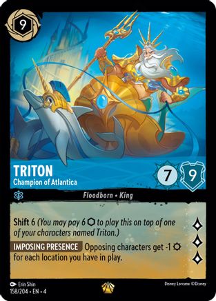 Triton - Champion d'Atlantica (158/204) - Retour d'Ursulas 
