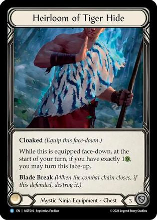 Héritage de peau de tigre (MST049) - Séparez le voile de brume 