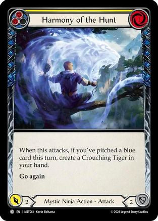 Harmonie de la chasse (jaune) (MST061) - Feuille arc-en-ciel de Part the Mistveil 