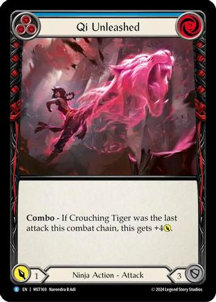 Qi déchaîné (bleu) (MST169) - Séparez le voile de brume 