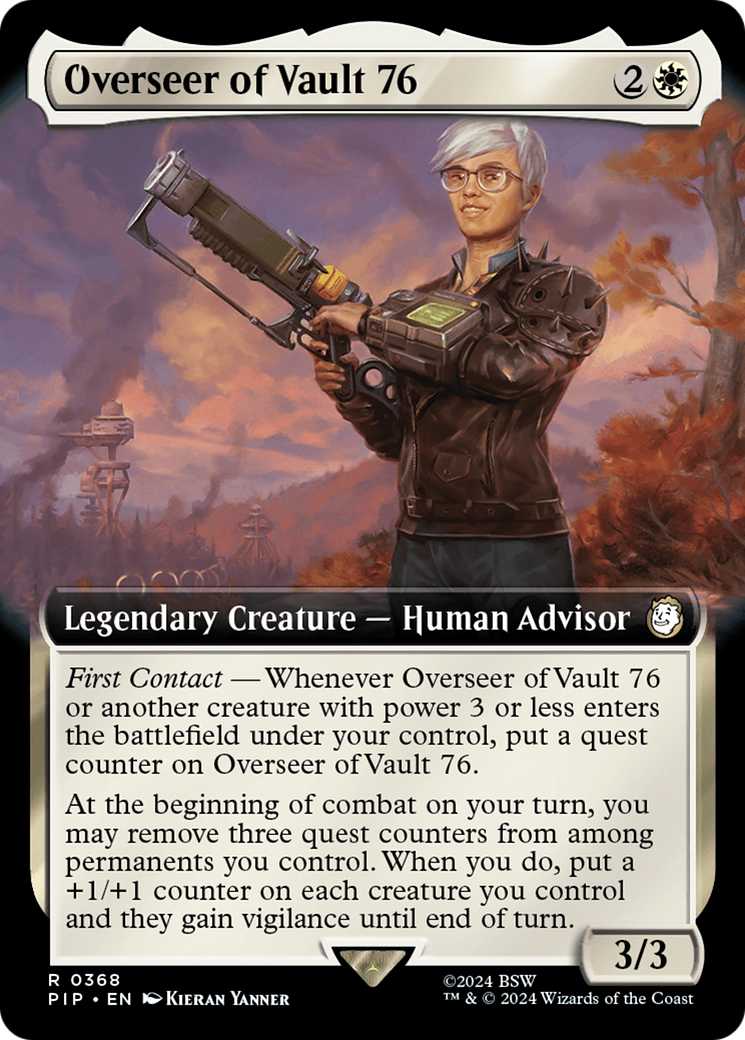 Overseer of Vault 76 (Extended Art) (PIP-368) - Fallout: (Extended Art)