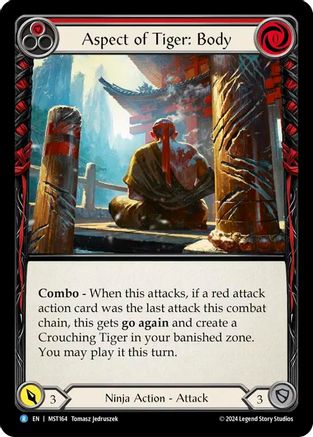Aspect du Tigre : Corps (MST164) - Feuille arc-en-ciel de Part the Mistveil 