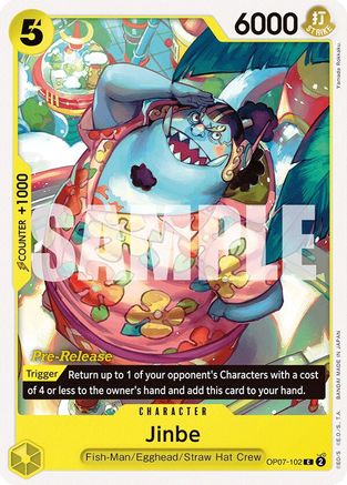 Jinbe (102) (OP07-102) - Cartes de pré-lancement 500 ans dans le futur 