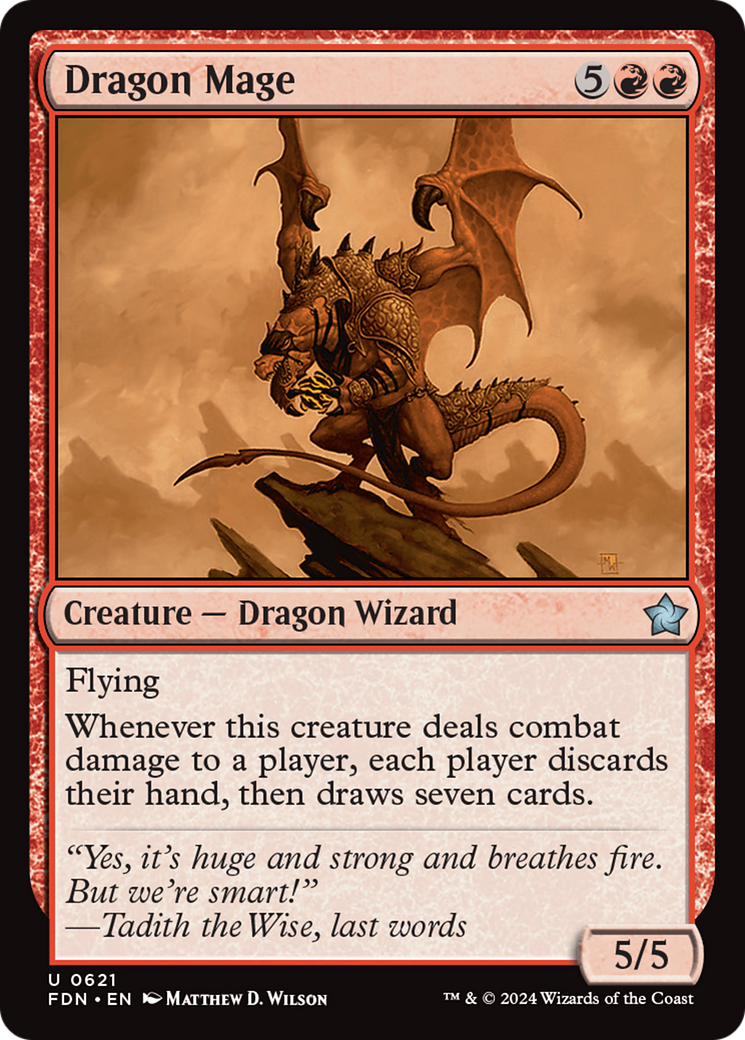 Mage Dragon (FDN-621) - Fondations 