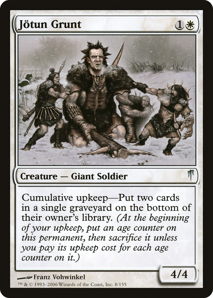 Jötun Grunt (CSP-008) - Feuille de Coldsnap 