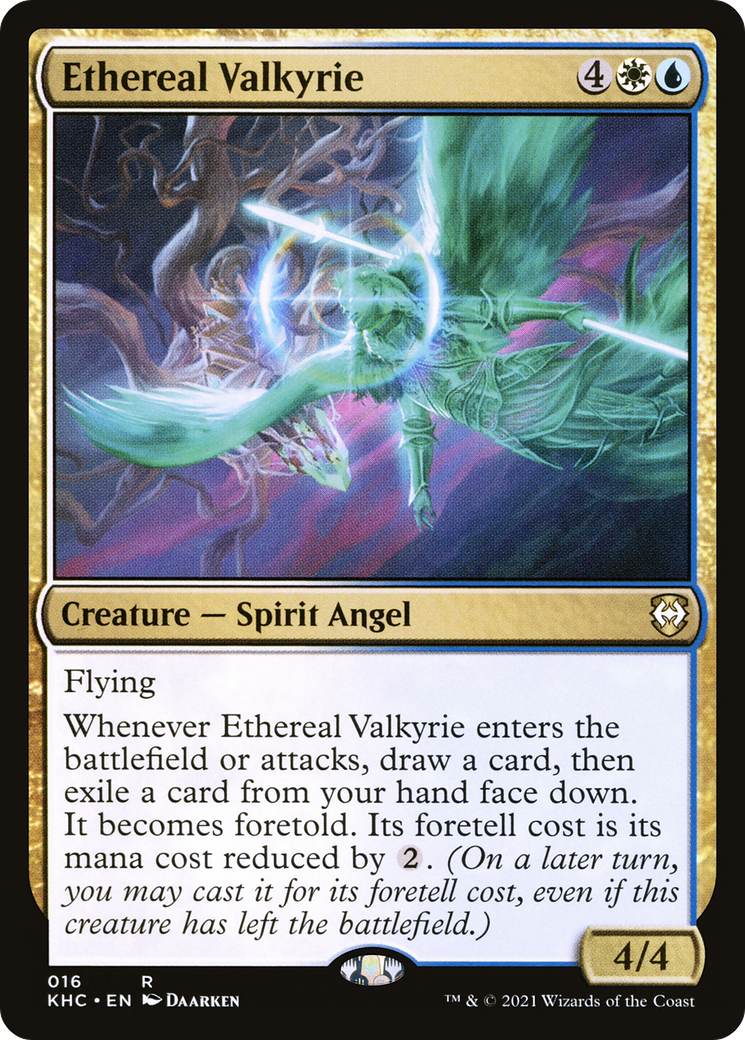 Ethereal Valkyrie (KHC-016) - Commandant de Kaldheim 