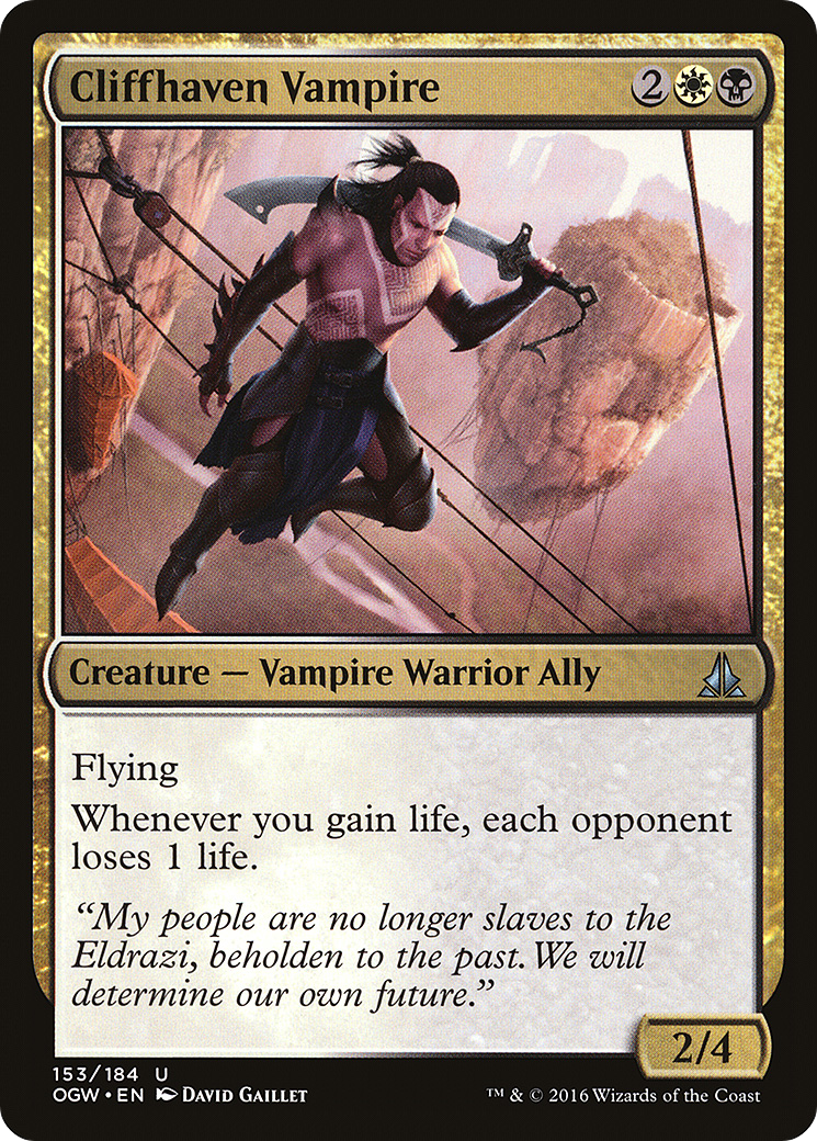Le Vampire de Cliffhaven (OGW-153) - Le Serment des Sentinelles 