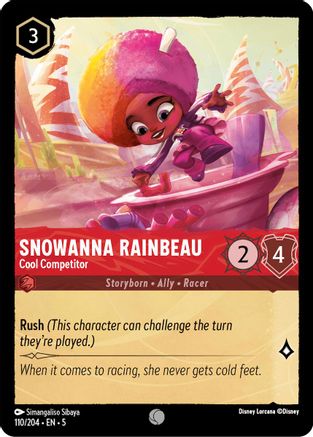 Snowanna Rainbeau - Compétitrice cool (110/204) - Ciels scintillants 