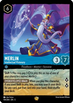 Merlin - Visionnaire intellectuel (159/204) - Cieux chatoyants 