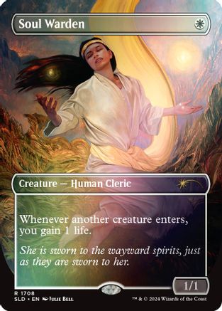 Soul Warden (Rainbow Foil) (SLD-1708) - Secret Lair Drop Series Foil 