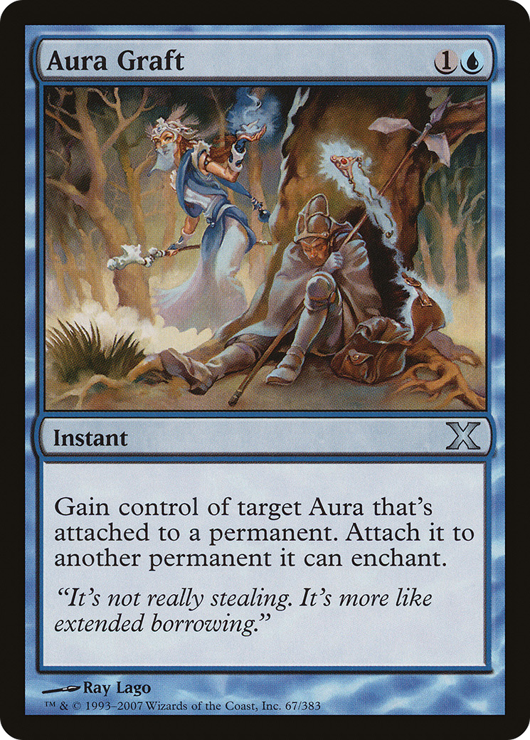 Aura Graft (10E-067) - Tenth Edition Foil