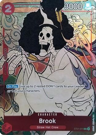 Brook (Version anglaise, coffret 1er anniversaire) (ST01-011) - Cartes promotionnelles One Piece Foil