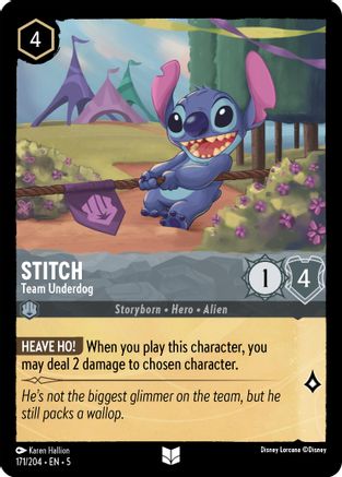 Stitch - Équipe Underdog (171/204) - Film froid Shimmering Skies 