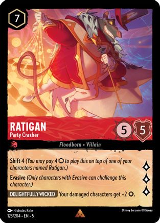 Ratigan - Party Crasher (123/204) - Ciels chatoyants 
