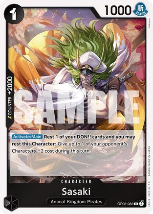 Sasaki (OP08-082) - Deux Légendes Foil 