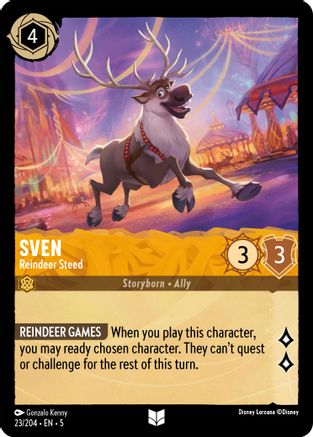 Sven - Reindeer Steed (23/204) - Ciels chatoyants Feuille froide 