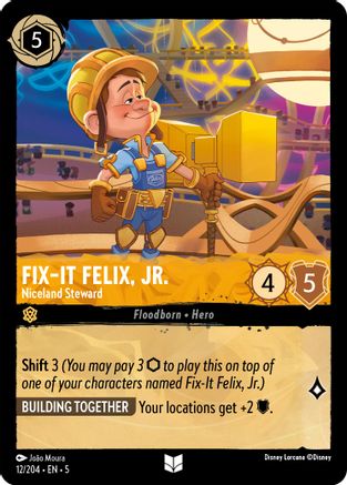Fix-It Felix, Jr. - Niceland Steward (12/204) - Ciels chatoyants 