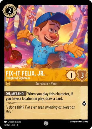 Fix-It Felix, Jr. - Touriste ravi (17/204) - Ciels scintillants 
