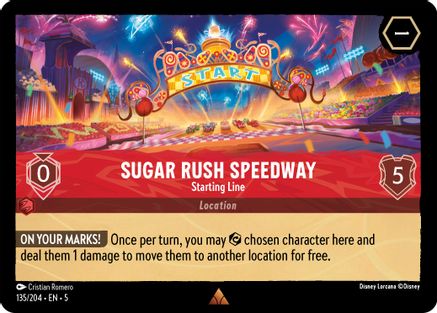 Sugar Rush Speedway - Ligne de départ (135/204) - Ciel scintillant 